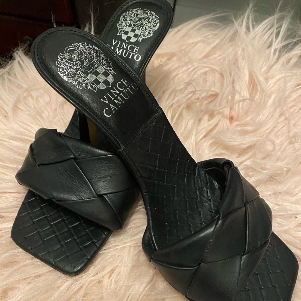 BRELANIE WOVEN-STRAP MULE